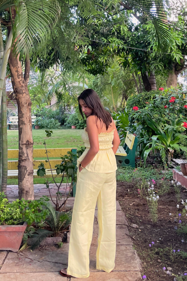 Yellow Gelato Top & Pants Set - 图片 2