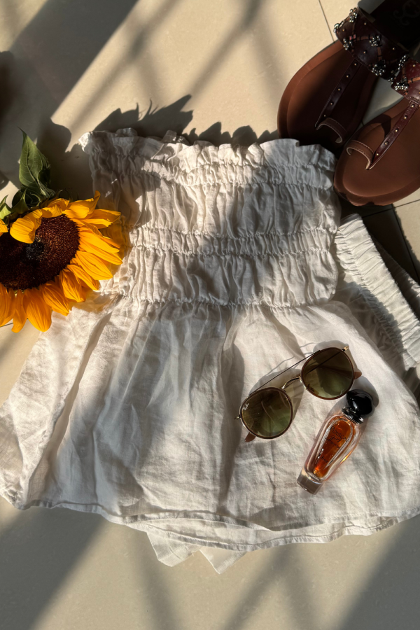 White Gelato Top & Shorts Set - 图片 5