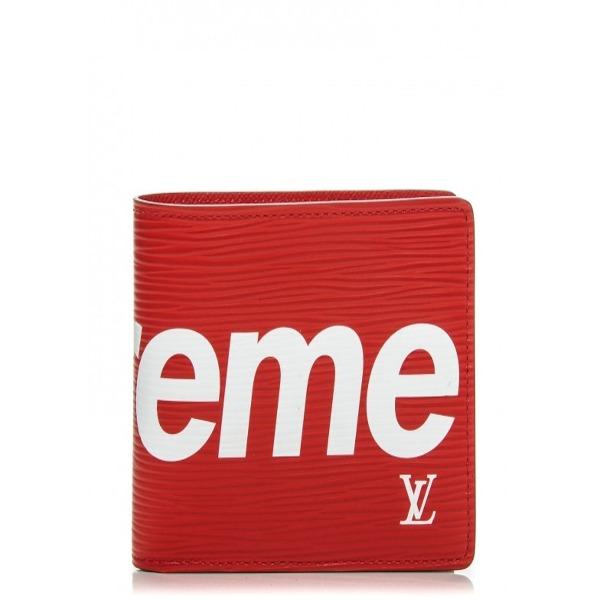 Louis Vuitton x Supreme Clutch Epi Red - Image 3