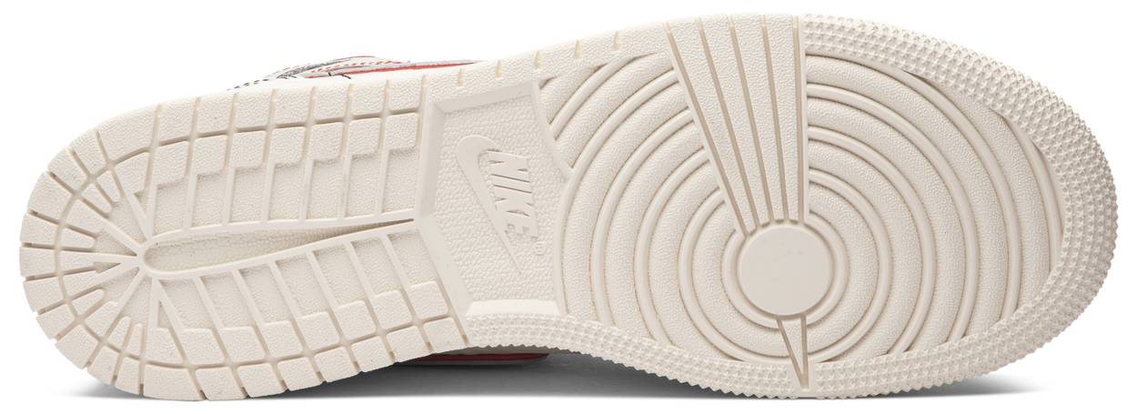 Air Jordan 1 Retro High Phantom Gym Red - Image 4