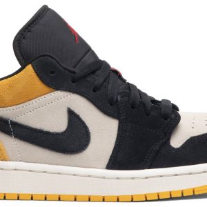 Air Jordan 1 Low Sail University Gold Black