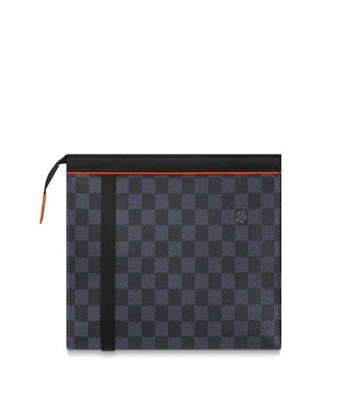 LV Pochette Voyage MM Damier Cobalt Canvas Race - Image 5