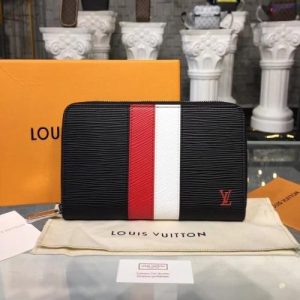 LV Zippy Wallet Epi Stripes special edition Noir