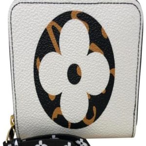 LV Jungle Zippy Coin Purse Giant Monogram Ivoire
