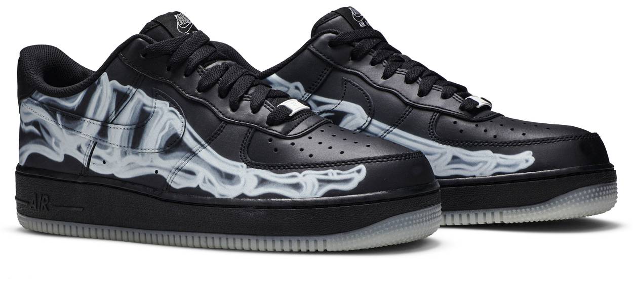Air Force 1 '07 QS 'Black Skeleton' - Image 2