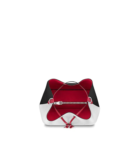 LV NéoNoé Bag Epi Leather White/Black - Image 3