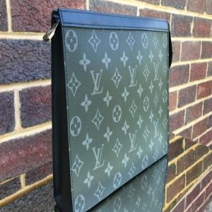 LV Pochette Voyage MM Monogram Green