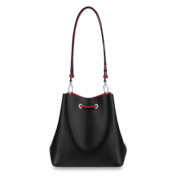 LV NéoNoé Bag Epi Leather White/Black - Image 4