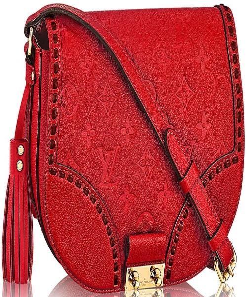 LV Junot Monogram Empreinte Leather Cerise - Image 3