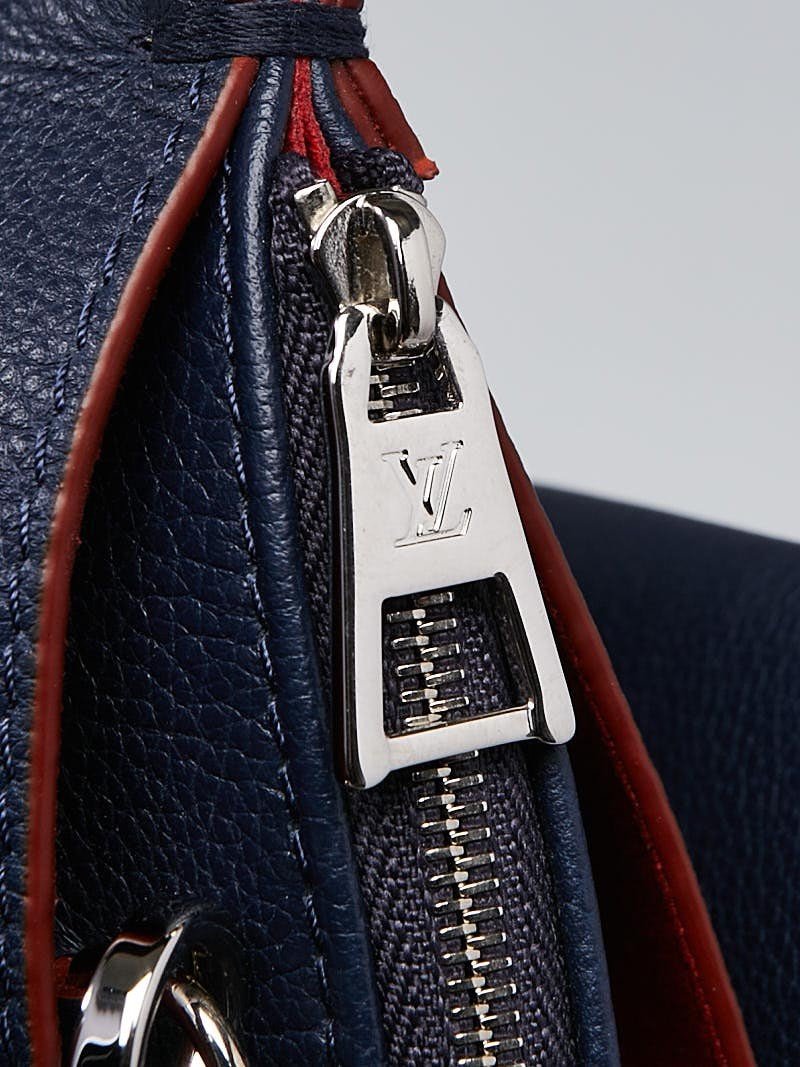 LV Lockmeto Handbag Luxury Leather Marine Rouge - Image 5