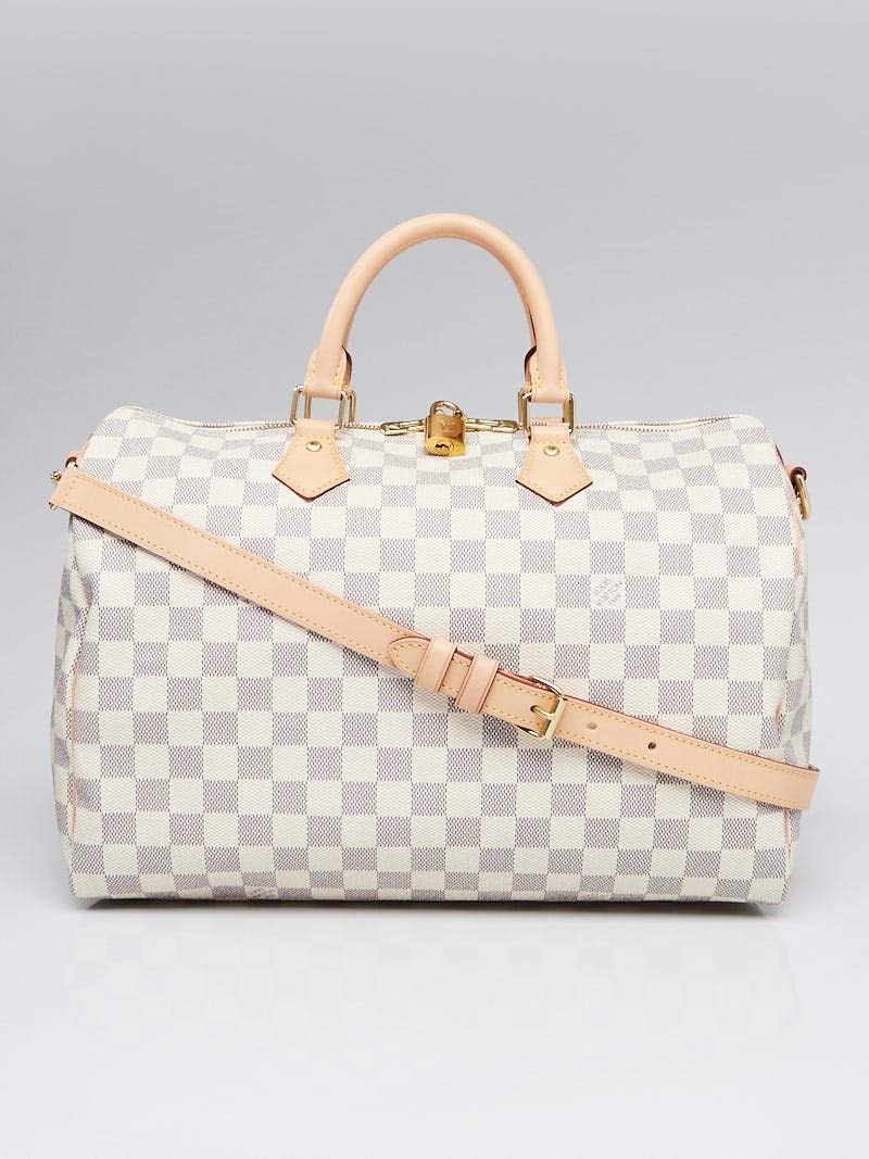 LV Speedy Bandouliere 35 Damier Azur Canvas - Image 2