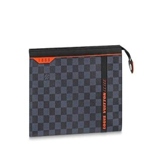 LV Pochette Voyage MM Damier Cobalt Canvas Race