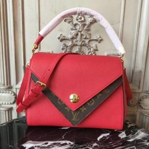 LV Double V Handbag Rubis