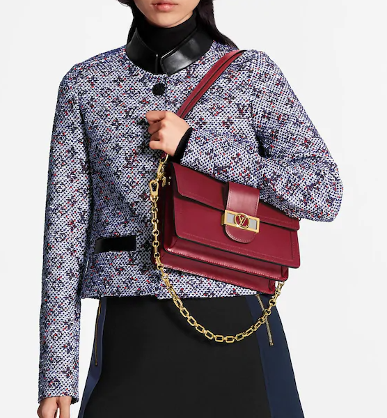 LV Dauphine MM Cherry Berry - Image 5