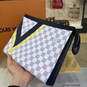 LV Pochette Voyage MM Damier Azur Canvas