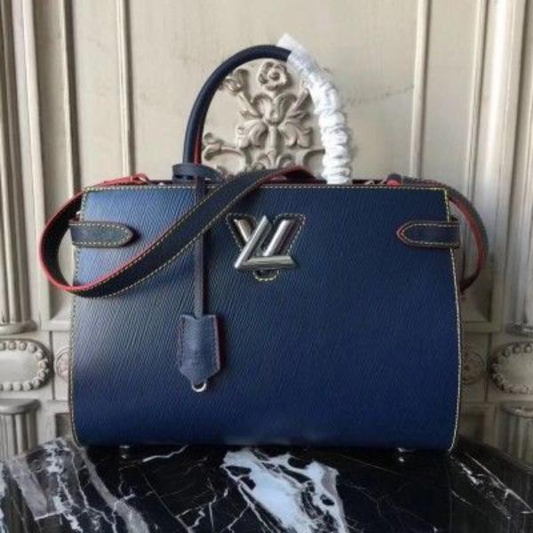 LV Twist Tote Epi Leather Indigo - Image 3