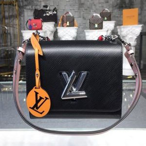 Twist MM Bag Epi Leather Noir