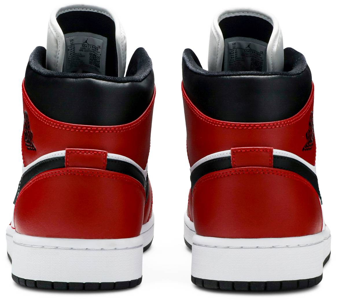 Air Jordan 1 Mid 'Chicago Black Toe' - Image 3