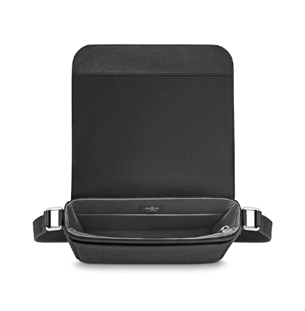 LV Roman PM Taiga Leather Noir - Image 2