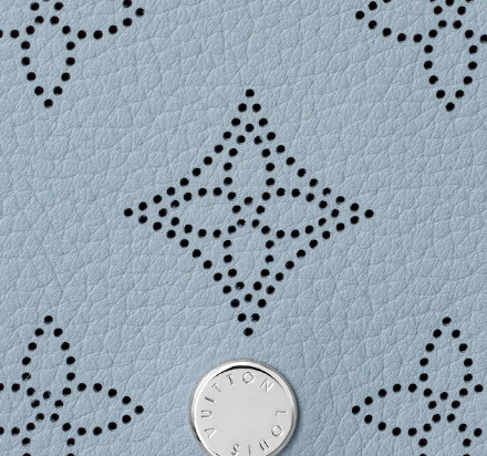 LV Iris Compact Wallet Mahina Bleu Horizon Pumpkin - Image 3