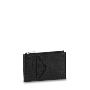 LV Coin Card Holder Taiga Leather
