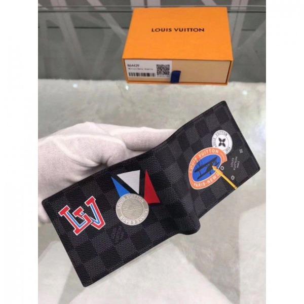 LV League Damier Graphite Canvas Multiple Wallet 2017 - Image 3