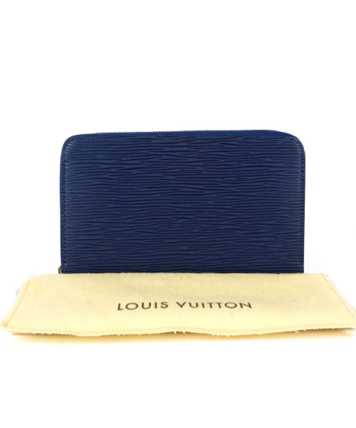 LV Zippy Organizer Epi Leather Navy - Image 2