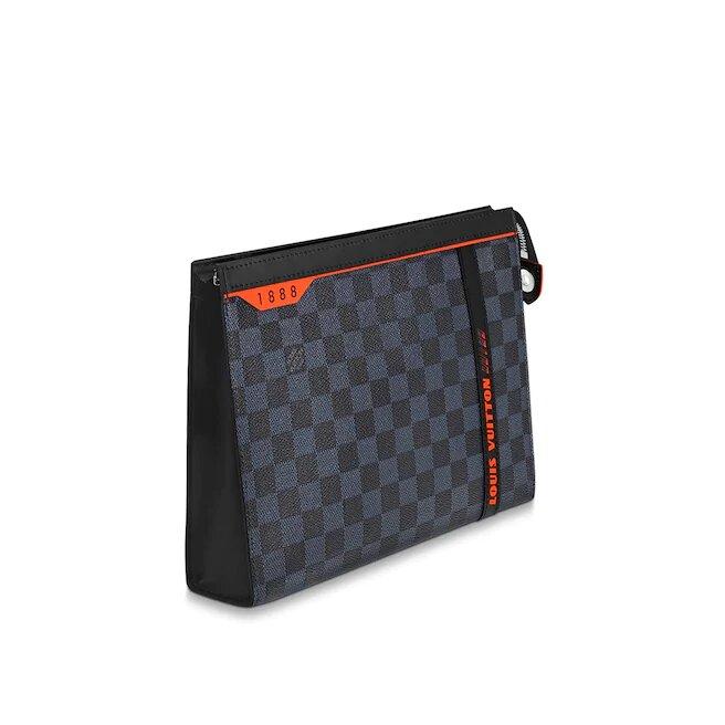 LV Pochette Voyage MM Damier Cobalt Canvas Race - Image 2