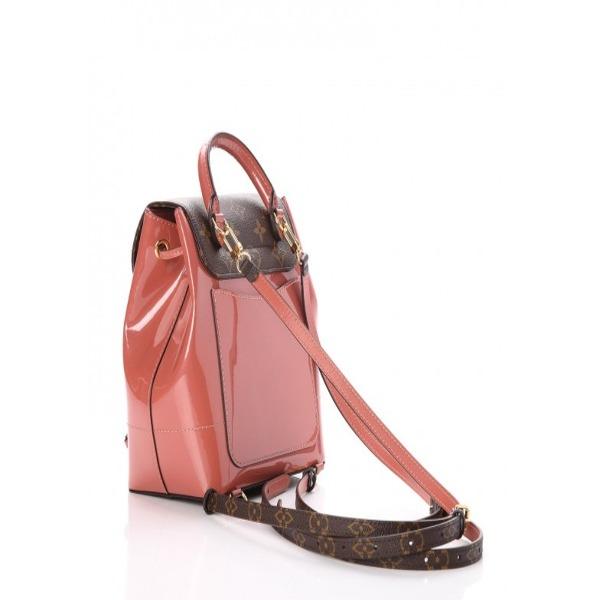 LV Hot Springs Backpack Patent Leather Vieux Rose - Image 3