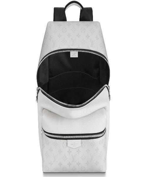 LV Discovery Backpack PM Taiga Leather Monogram White - Image 3