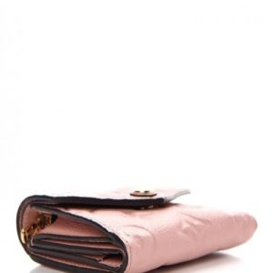 LV Zoé Wallet Monogram Empreinte Rose Poudre