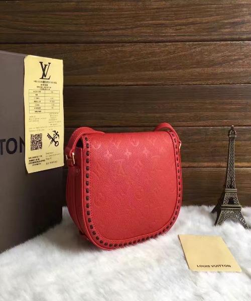 LV Junot Monogram Empreinte Leather Cerise - Image 2