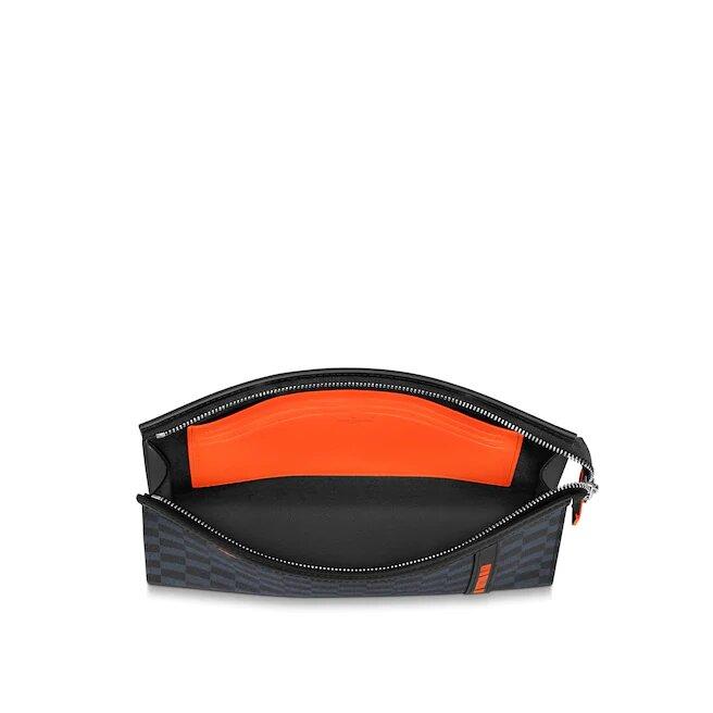 LV Pochette Voyage MM Damier Cobalt Canvas Race - Image 3