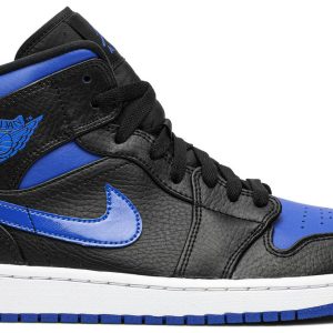 Air Jordan 1 Mid 'Black Hyper Royal'