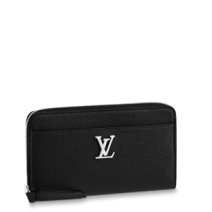 LV Lockme Zippy Wallet Noir