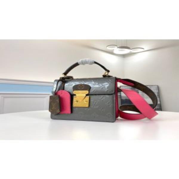 LV Spring Street Monogram Vernis Champagne Métallisé< - Image 3