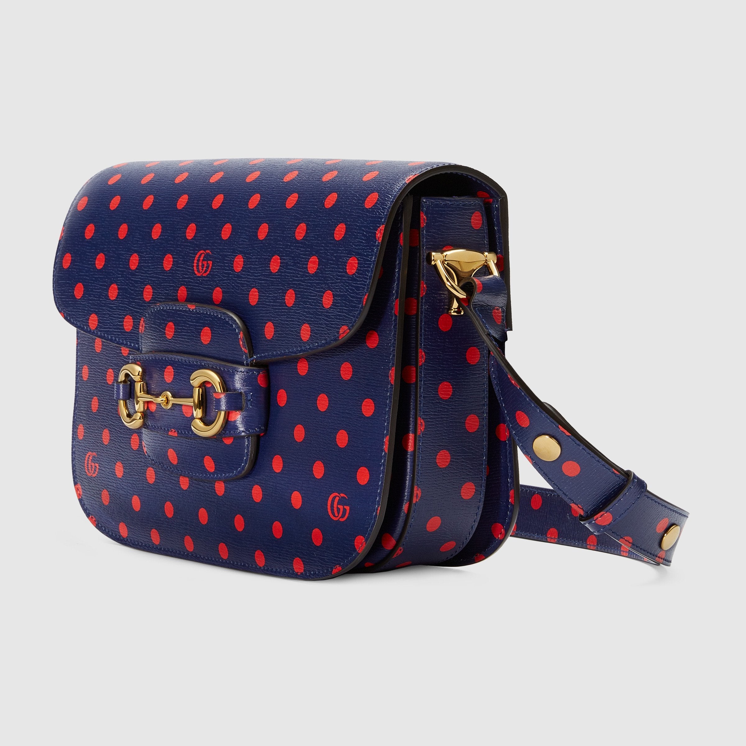 Gucci Gucci 1955 Horsebit Shoulder Bag Blue - Image 2