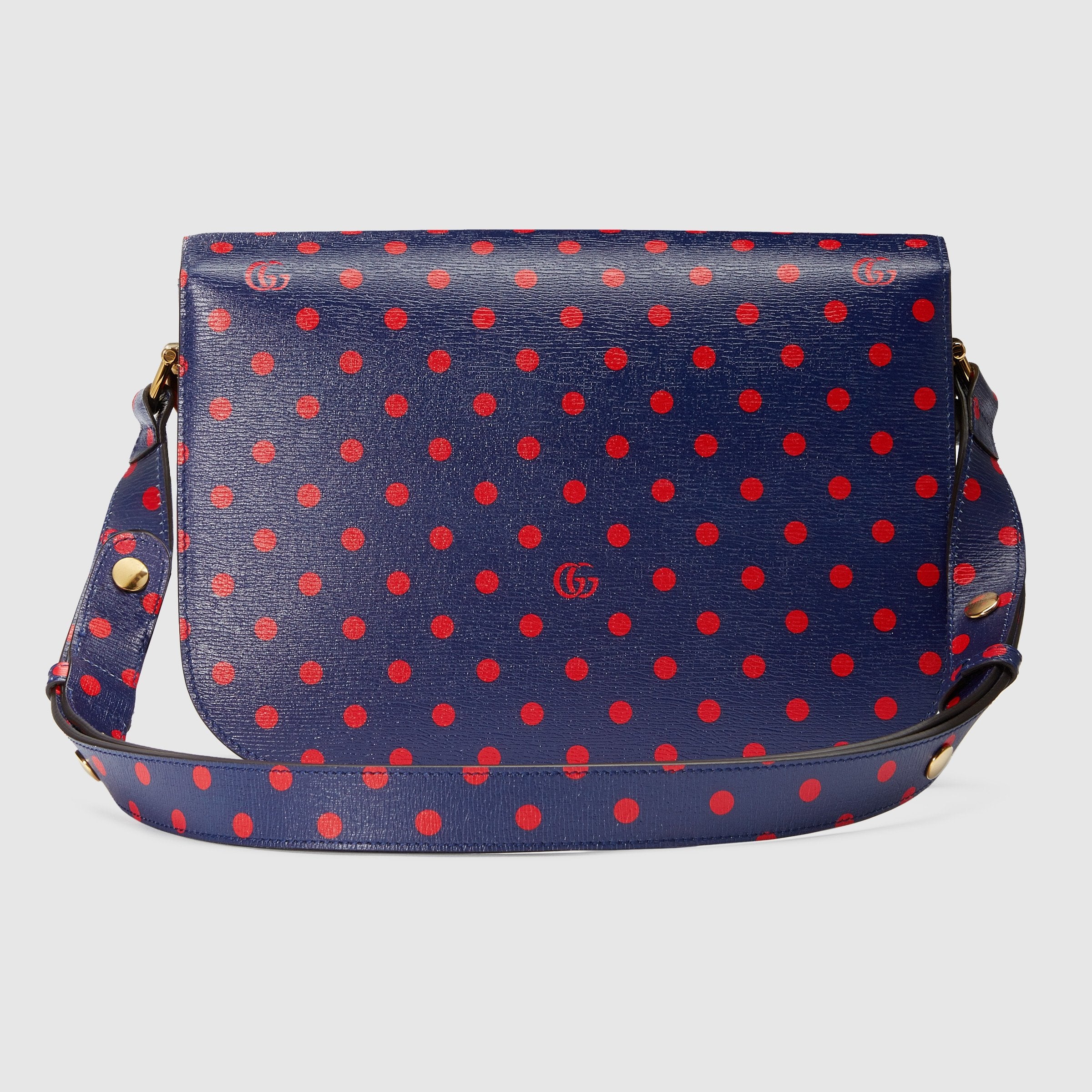 Gucci Gucci 1955 Horsebit Shoulder Bag Blue - Image 3