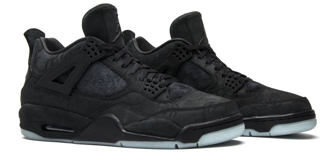 Air Jordan 4 Retro Kaws Black - Image 2