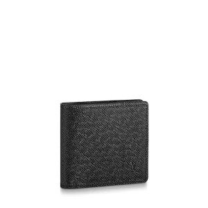LV Multiple Wallet Taiga Leather Noir