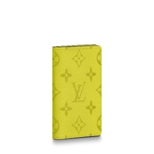LV Pocket Organiser Taiga Monogram Jaune