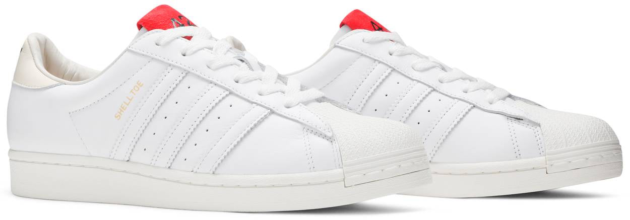 424 x Superstar Shell Toe 'White Scarlet' - Image 2