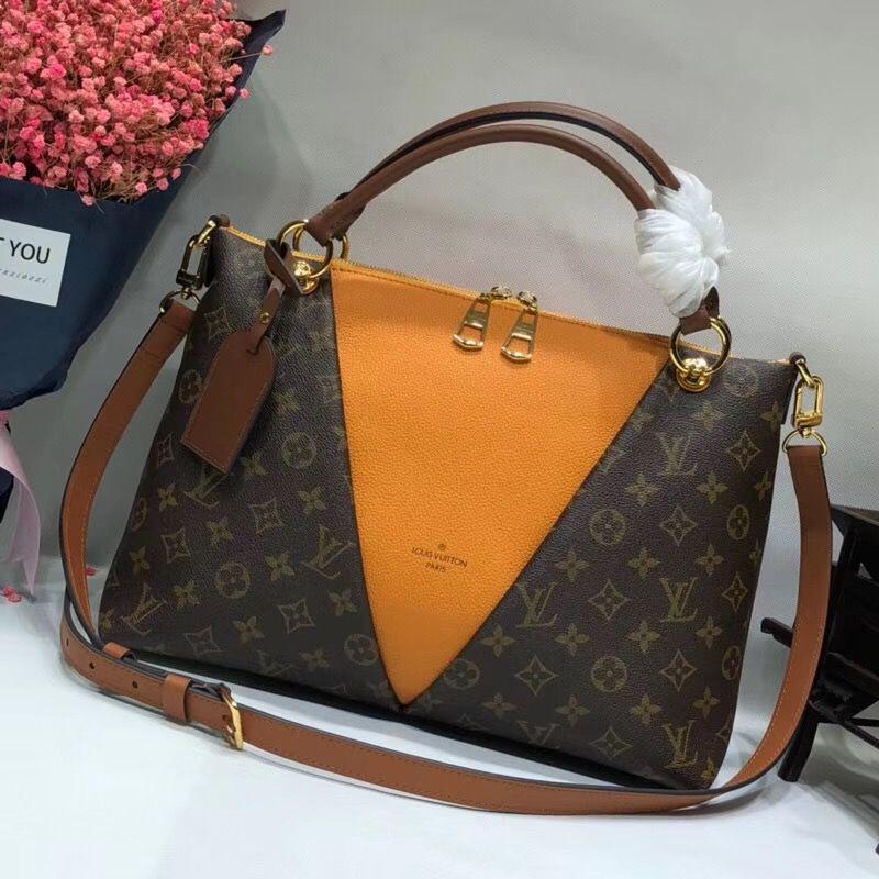 LV V Tote MM Monogram Safran - Image 4