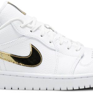 Air Jordan 1 Retro Low 'White Metallic Gold'