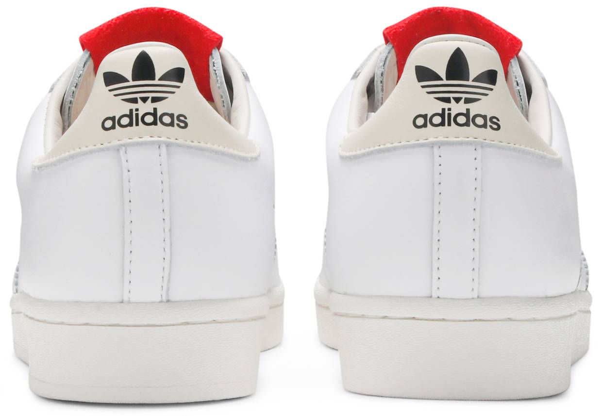 424 x Superstar Shell Toe 'White Scarlet' - Image 3