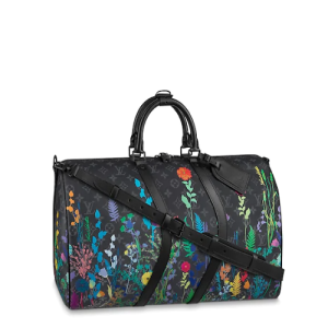 LV Keepall Bandouliere 50 Monogram Eclipse Foliage