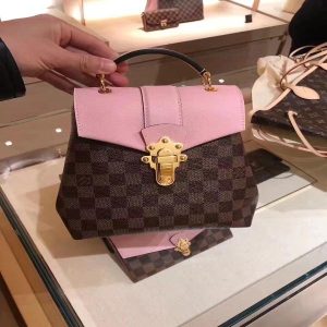 LV Clapton Backpack Damier Ebene Magnolia