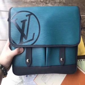 LV Messenger PM Epi Leather Blue
