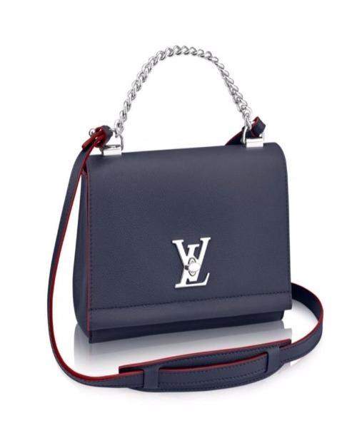 LV Lockme II BB Bag Taurillon Leather Marine Rouge - Image 2