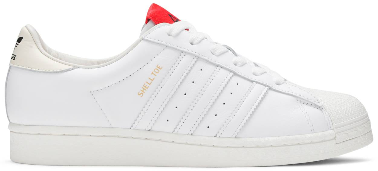 424 x Superstar Shell Toe 'White Scarlet'